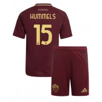 Camiseta AS Roma Mats Hummels #15 Primera Equipación para niños 2024-25 manga corta (+ pantalones cortos)